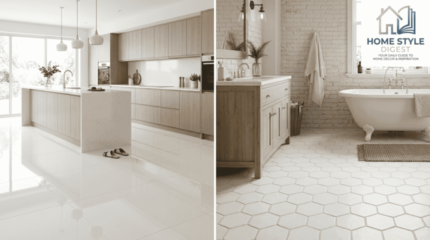 White Floor Tile