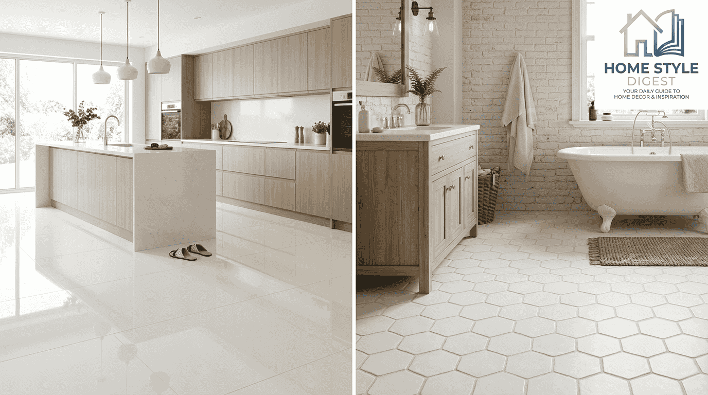 White Floor Tile