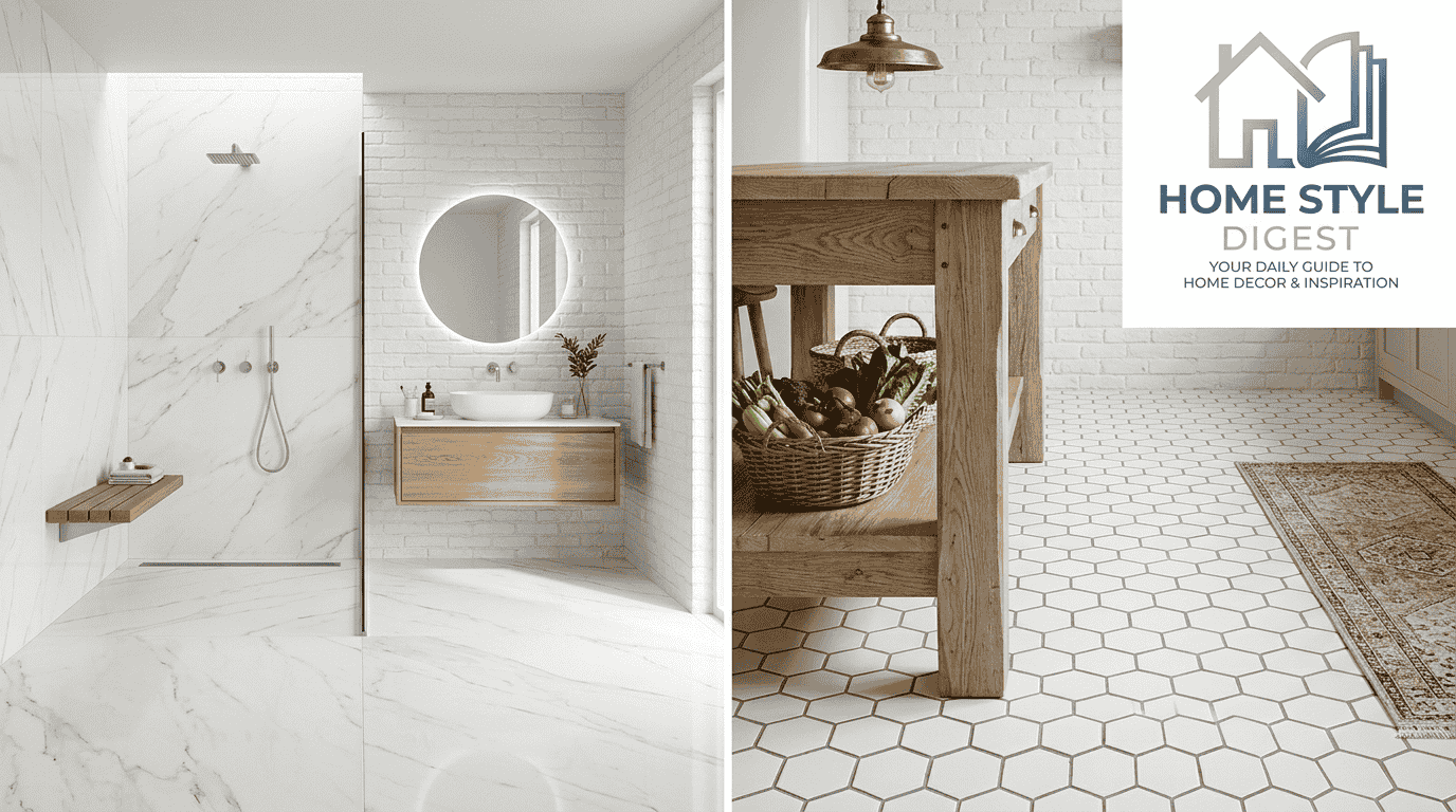 White Floor Tile