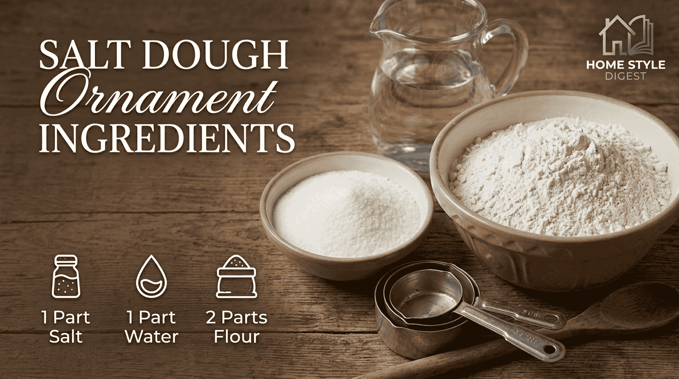 Salt Dough Ornament Ingredients