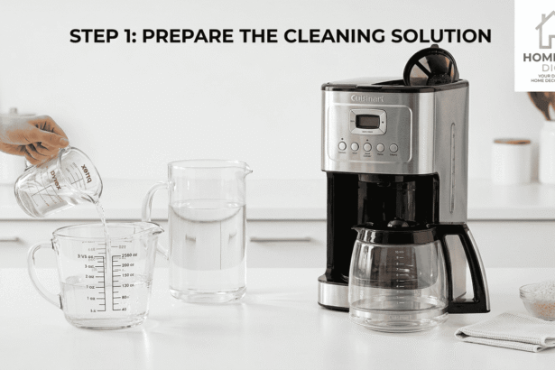 How to Clean Cuisinart Coffee Maker