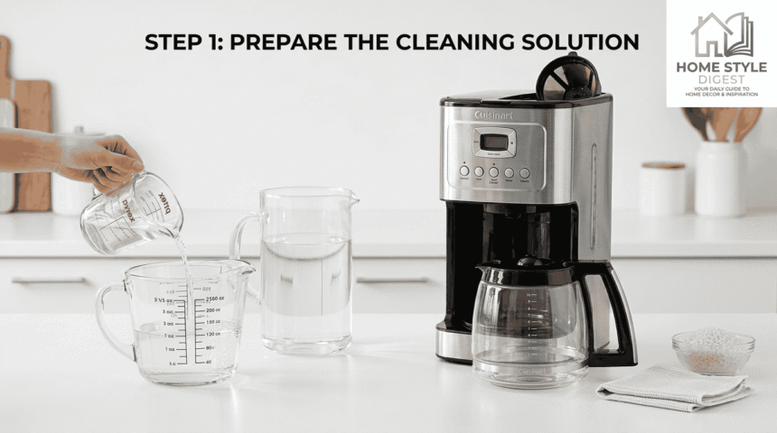 How to Clean Cuisinart Coffee Maker