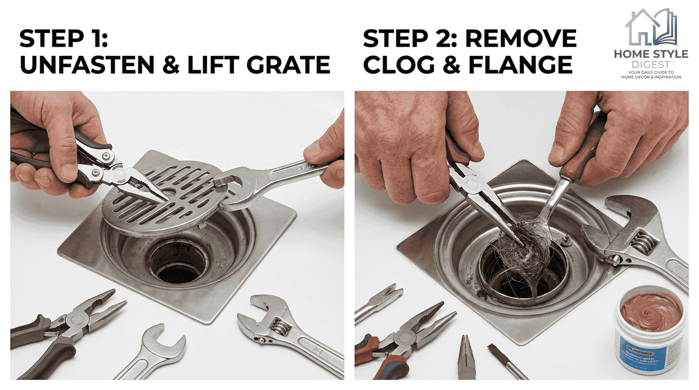 How to Remove Shower Drain